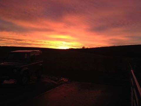 early morning sunrise at Barwheys